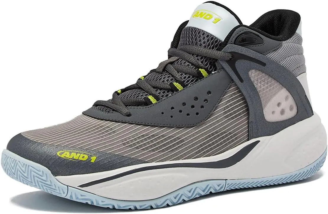 AND1 Turnaround Men??s Basketball Shoes, Indoor or Outdoor Basketball Sneakers for Men, Street or Court, Sizes 7-16