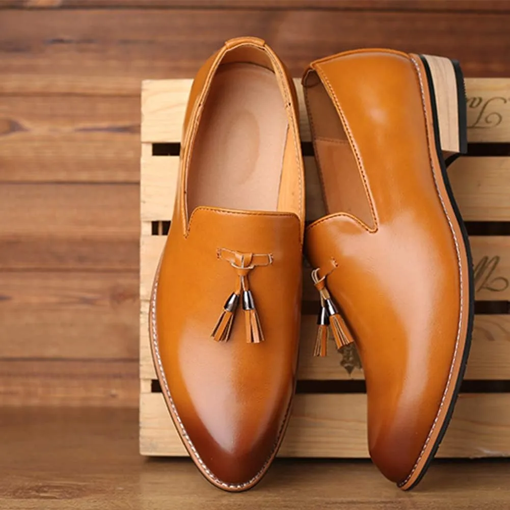 Asifn Large Size Loafer Shoes for Men Fashionable Business Leather Shoes Casual Shoes Walking Shoes Boat Shoes