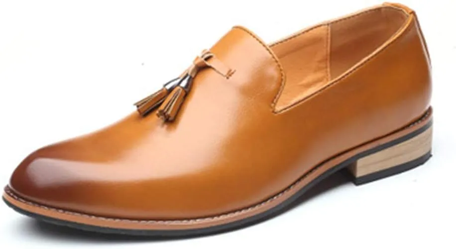 Asifn Large Size Loafer Shoes for Men Fashionable Business Leather Shoes Casual Shoes Walking Shoes Boat Shoes