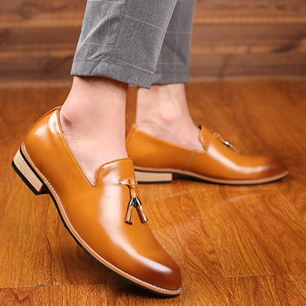Asifn Large Size Loafer Shoes for Men Fashionable Business Leather Shoes Casual Shoes Walking Shoes Boat Shoes