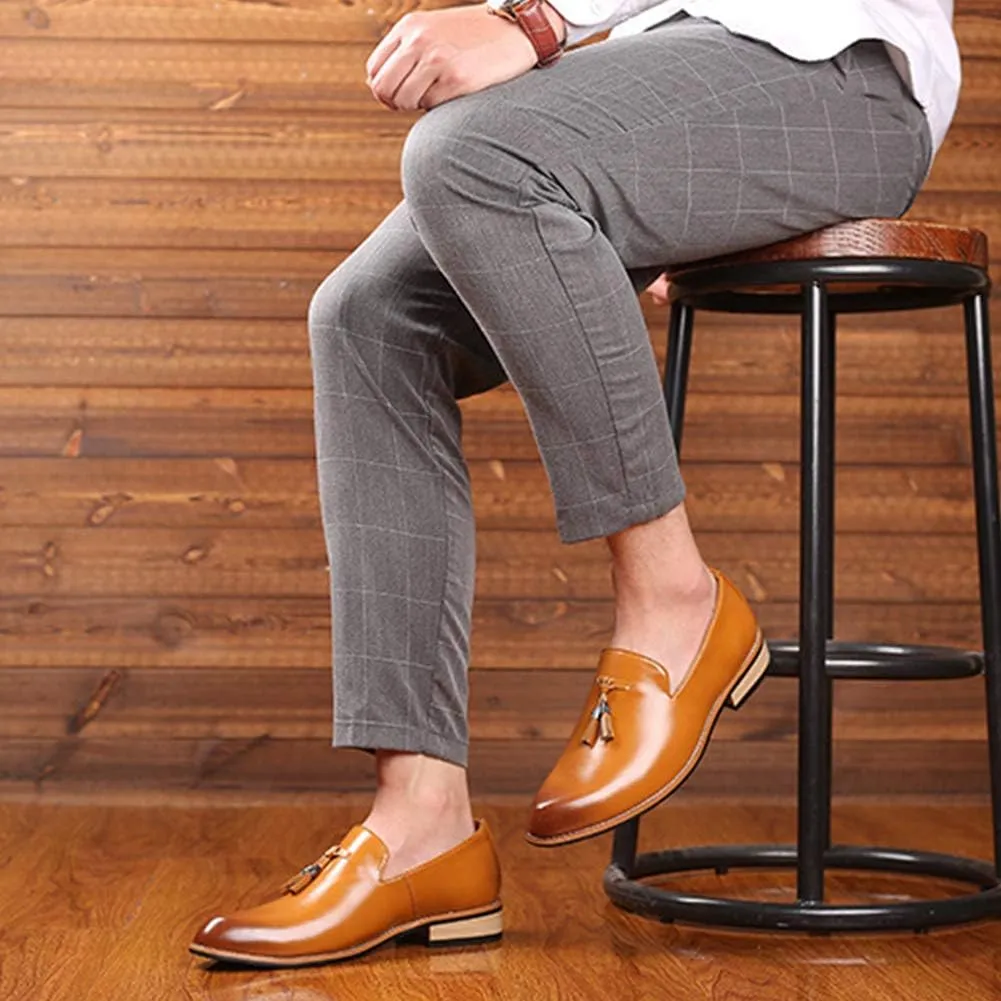 Asifn Large Size Loafer Shoes for Men Fashionable Business Leather Shoes Casual Shoes Walking Shoes Boat Shoes