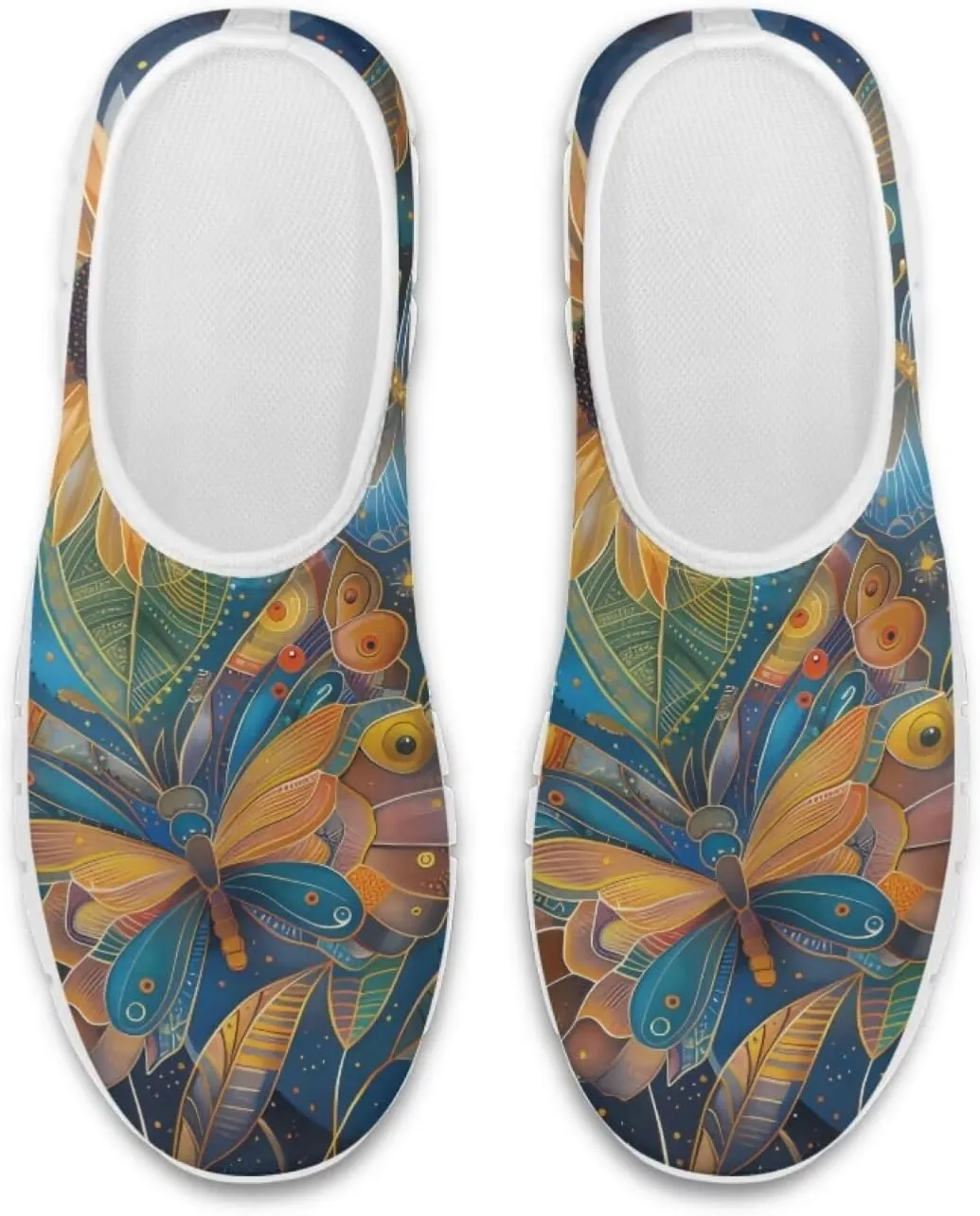 Butterfly Loafers for Women Casual Dress Work Shoes Slip-On Business Work Outdoor Sneaker