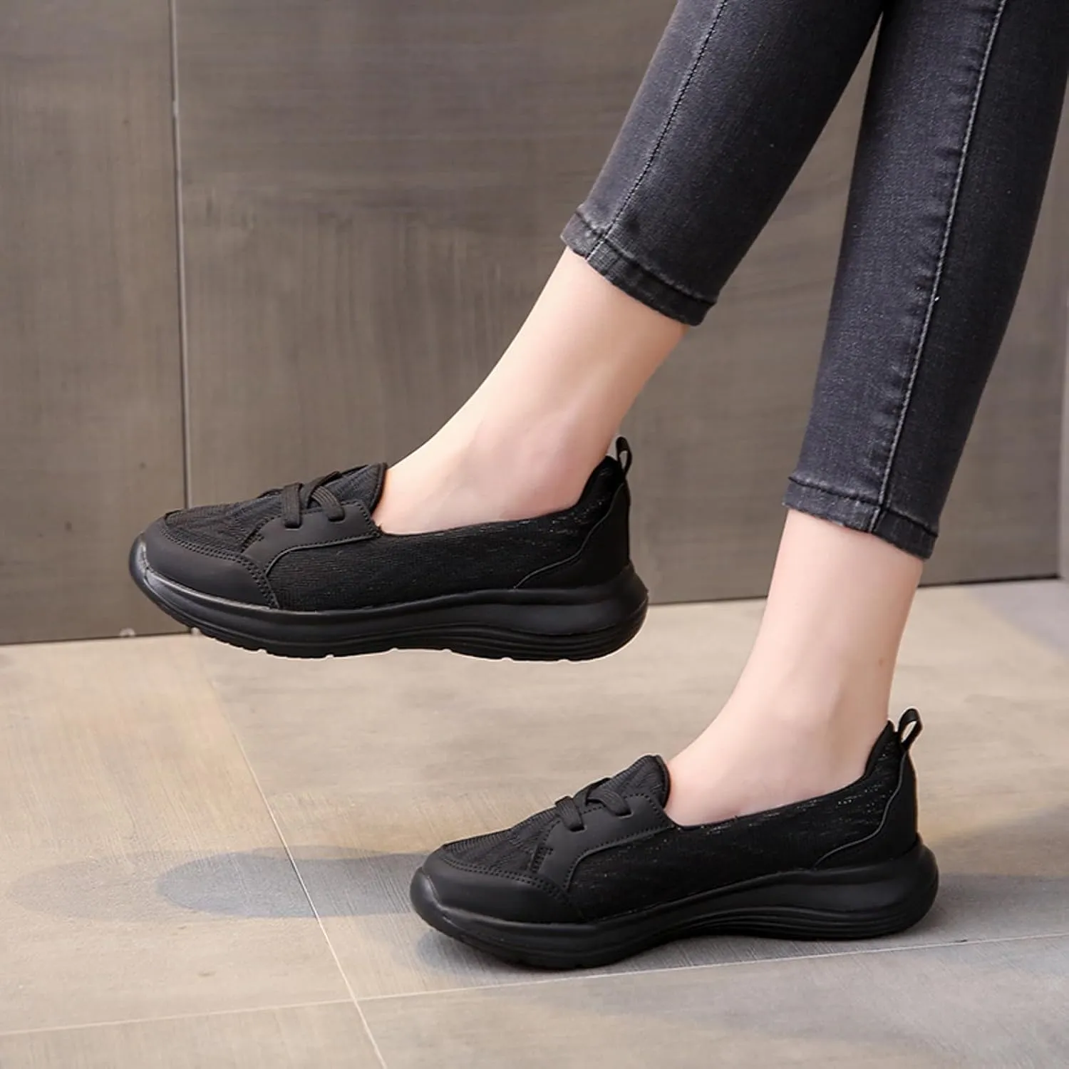 Cathalem Loafers for Women 2024, Orthopedic Breathable Slip on Arch Support Non-Slip Shoes Comfort Loafers Flats Wide Width