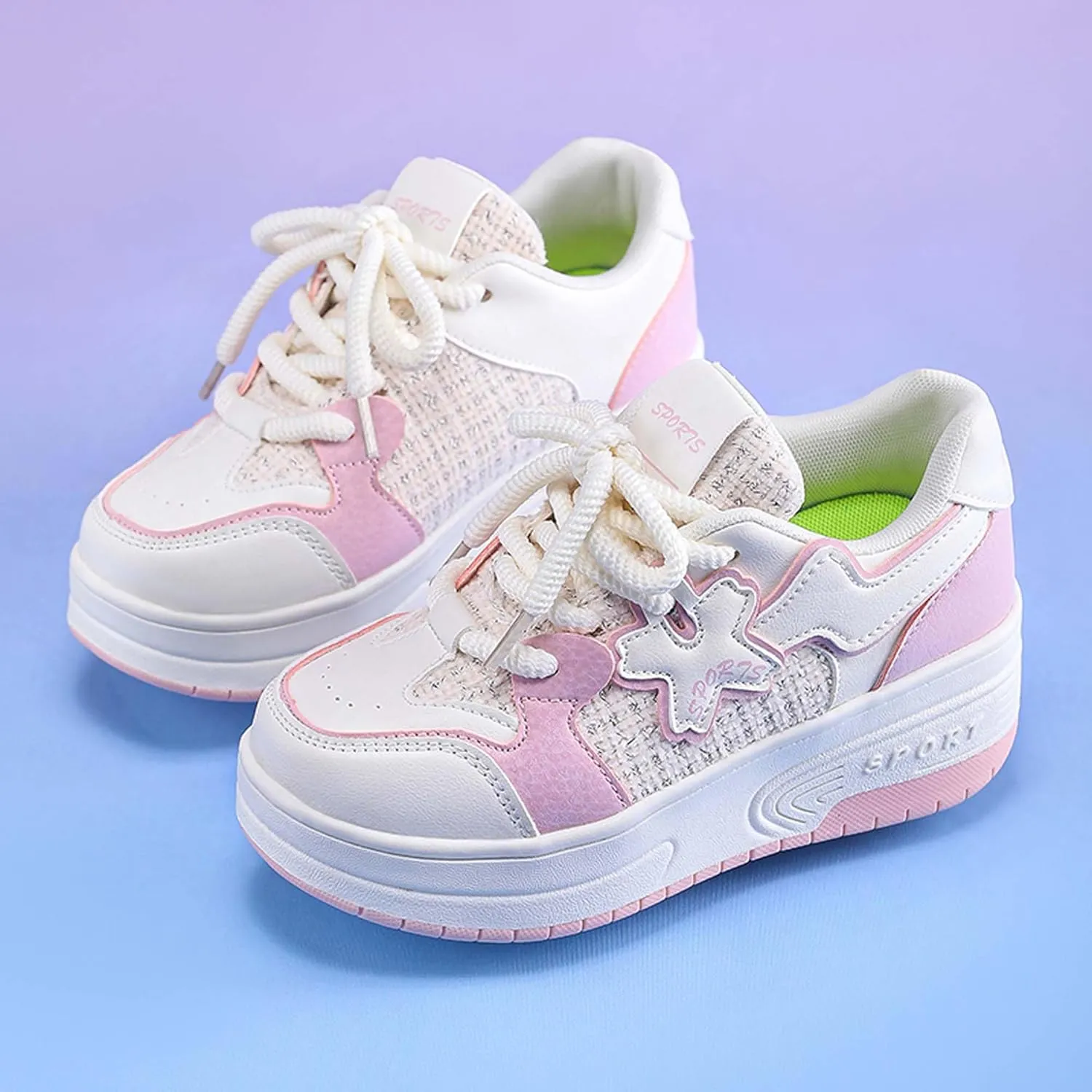 Children's Roller Skates Boys Girls Roller Shoes Sneakers Fashion Two Wheel Outdoor Walking Shoes Boys Girls Beginner Gift