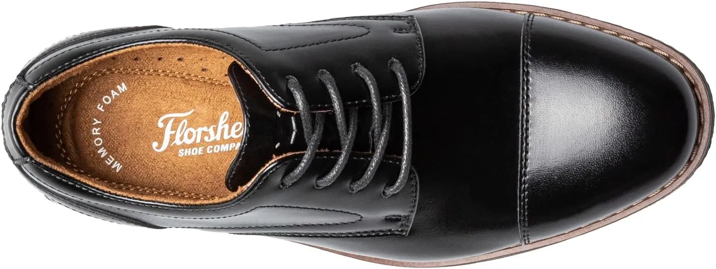 Florsheim Boy's, Rucci JR Cap Toe Oxford ?C Little Kid & Big Kid