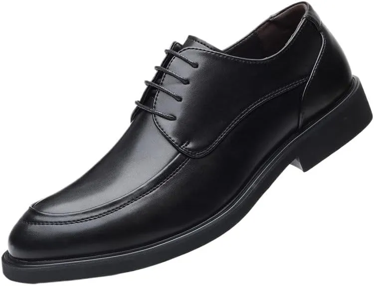 Formal Oxford Shoes for Men Men's Comfort Orthopedic Leather Dress Shoes Breathable Casual Flats for Work Business & Office Driving Sneakers & Social Shoes for Men