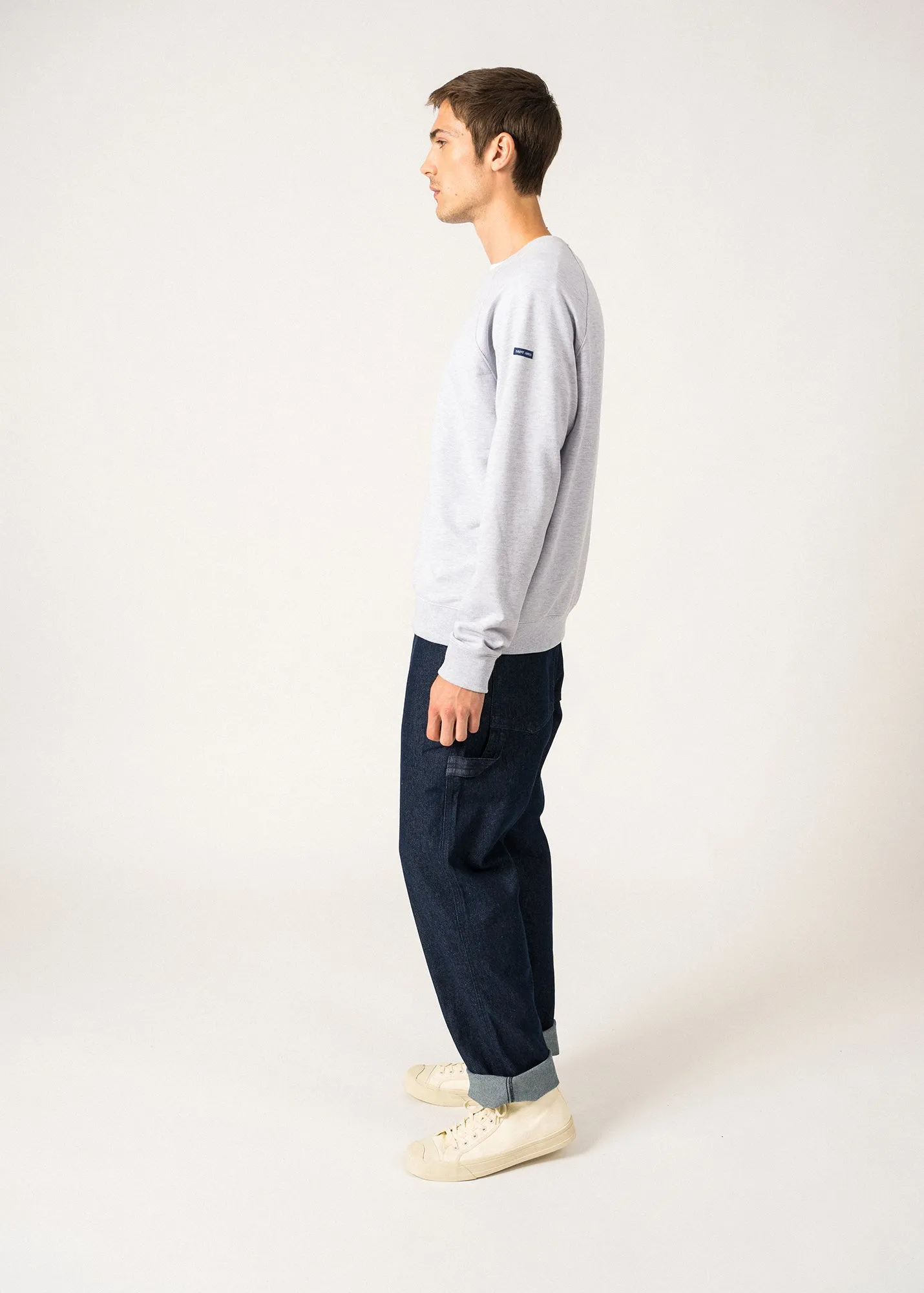 Joe Basic Sweatshirt  cotton (GRIS CHINE)