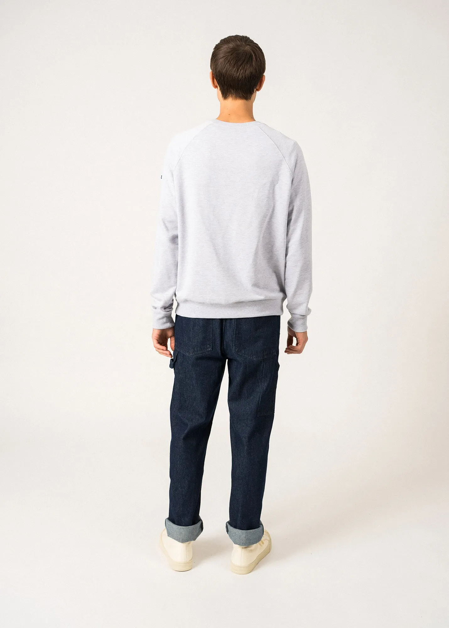 Joe Basic Sweatshirt  cotton (GRIS CHINE)