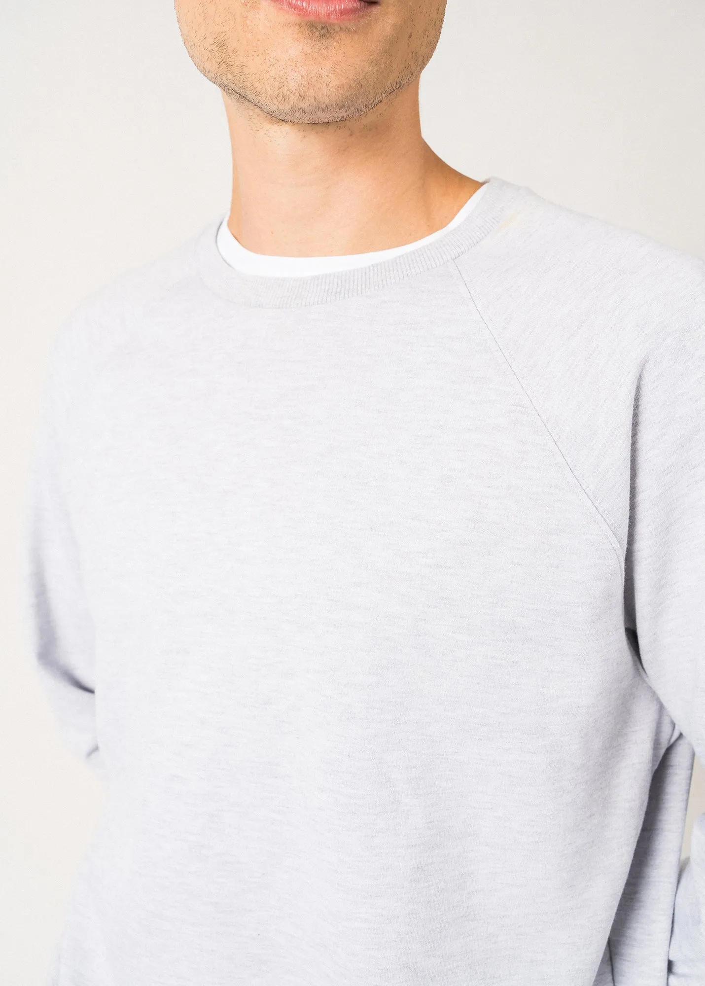 Joe Basic Sweatshirt  cotton (GRIS CHINE)