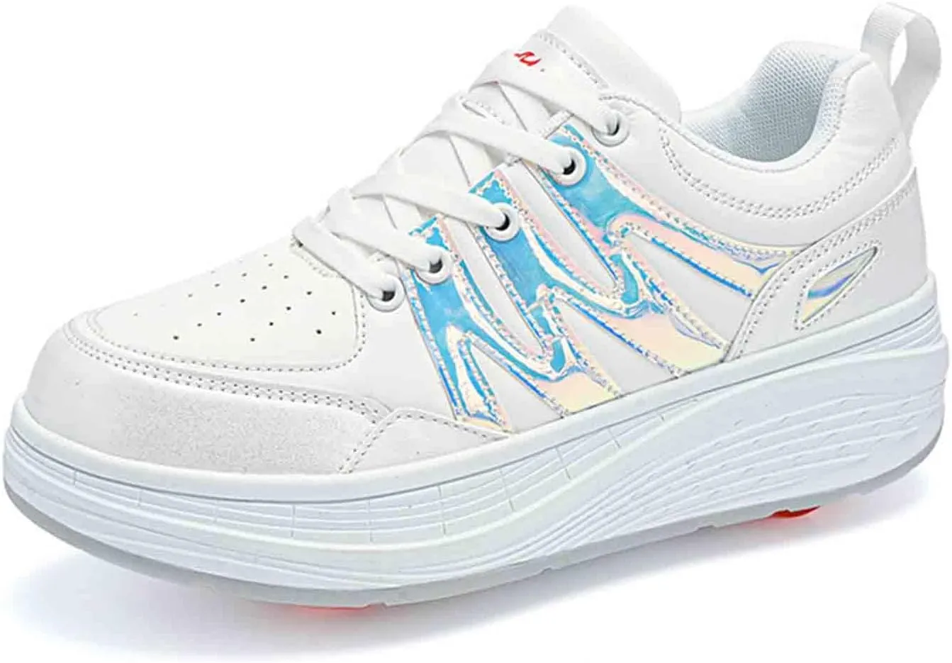 Kids Roller Skate Shoes with 2 Detachable Wheels, Sneakers for Boys Girls Birthday Thanksgiving Christmas Day