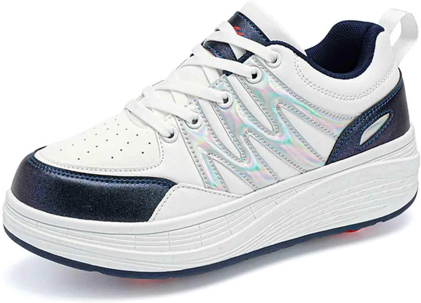 Kids Roller Skate Shoes with 2 Detachable Wheels, Sneakers for Boys Girls Birthday Thanksgiving Christmas Day