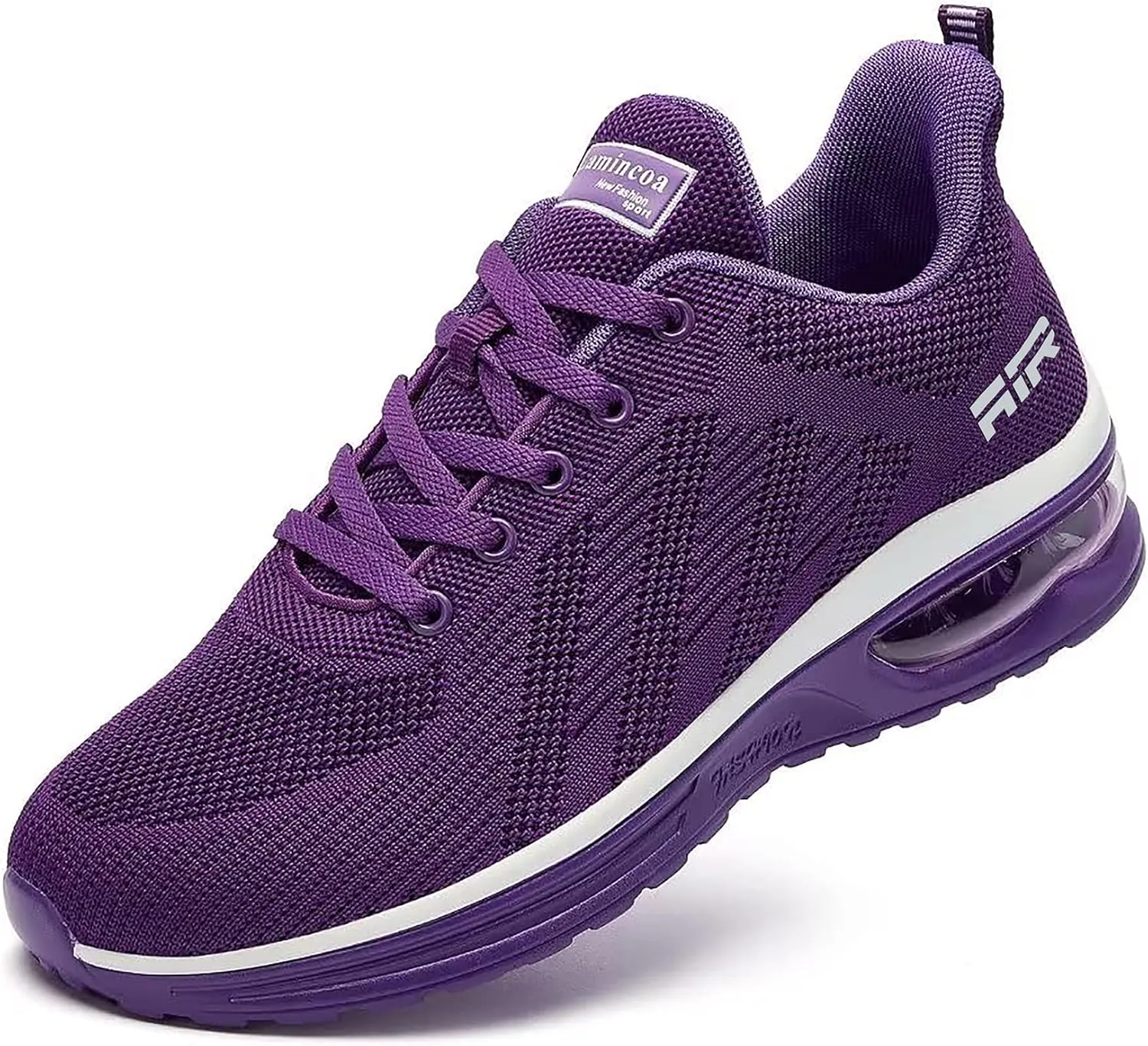 Lamincoa Womens Air Running Shoes Lightweight Women Sneakers Air Cushion Walking Tennis Shoes for Women Purple