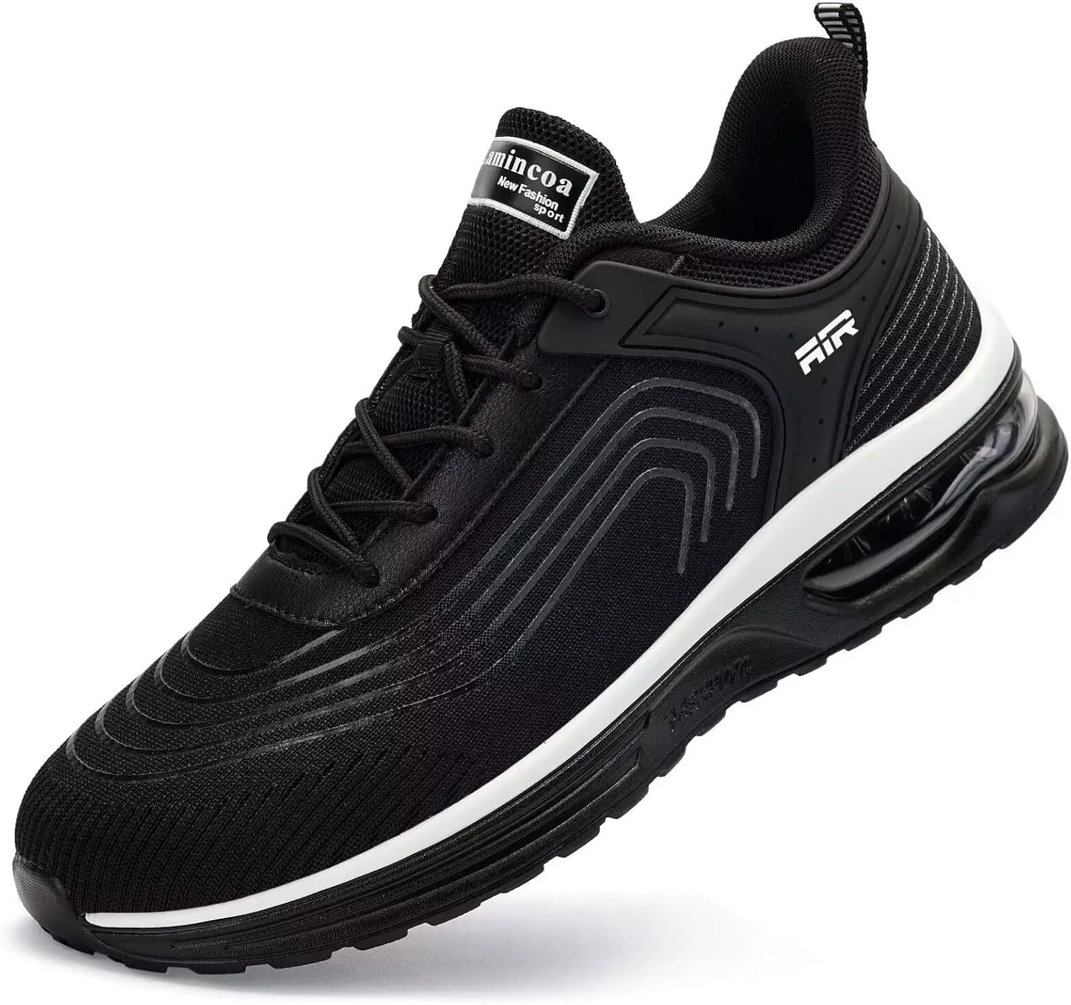 Lamincoa Womens Air Running Shoes Women Sneakers Air Cushion Walking Tennis Shoes for Women Black-b