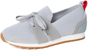 Lausiuoe Slip On Sneakers Women Arch Support Running Shoes Lightweight Tennis Gym Workout Shoes Breathable Walking Sneakers
