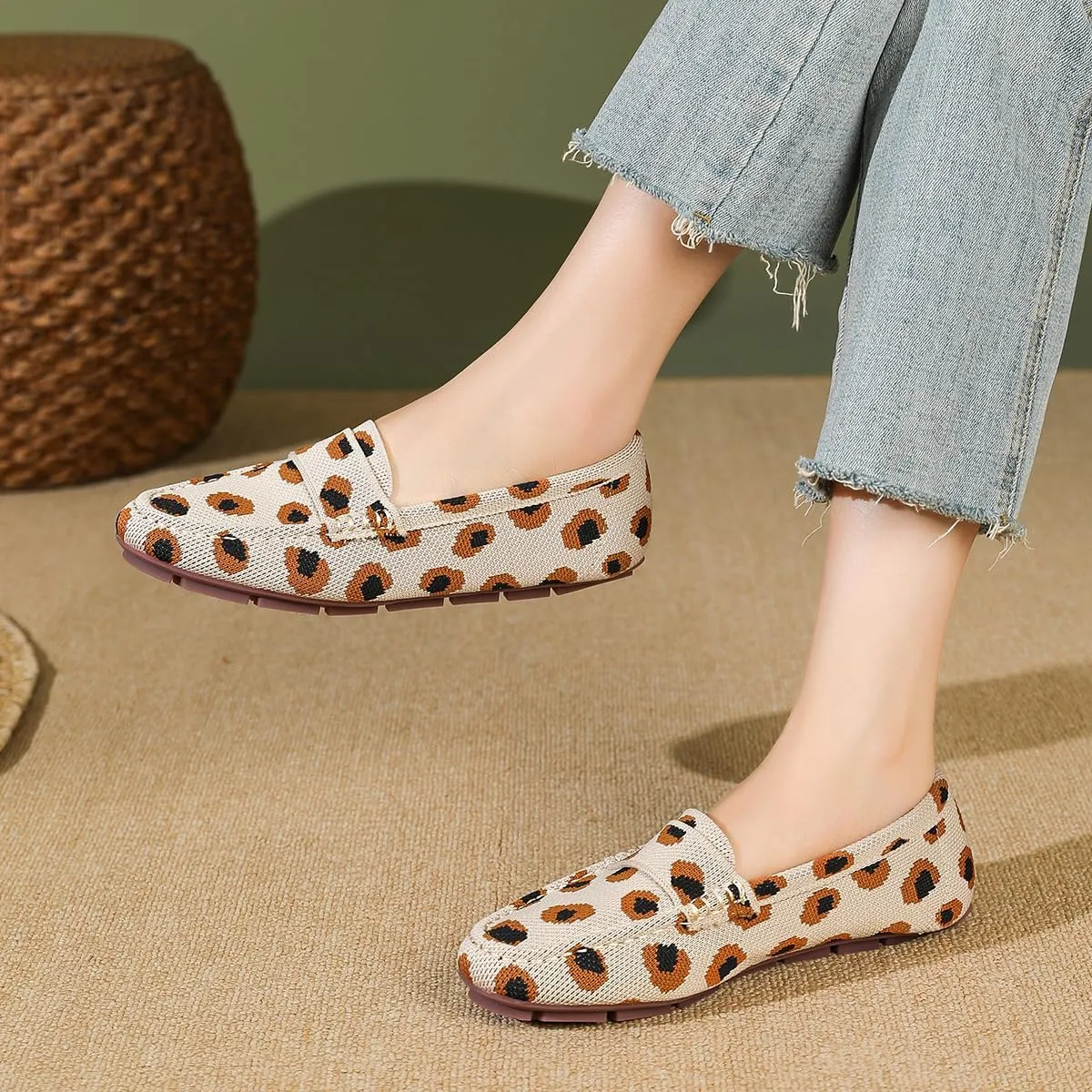 Loafers for Women Comfortable Breathable ShoeCasual Slip On Womens Driving Flats Shoes