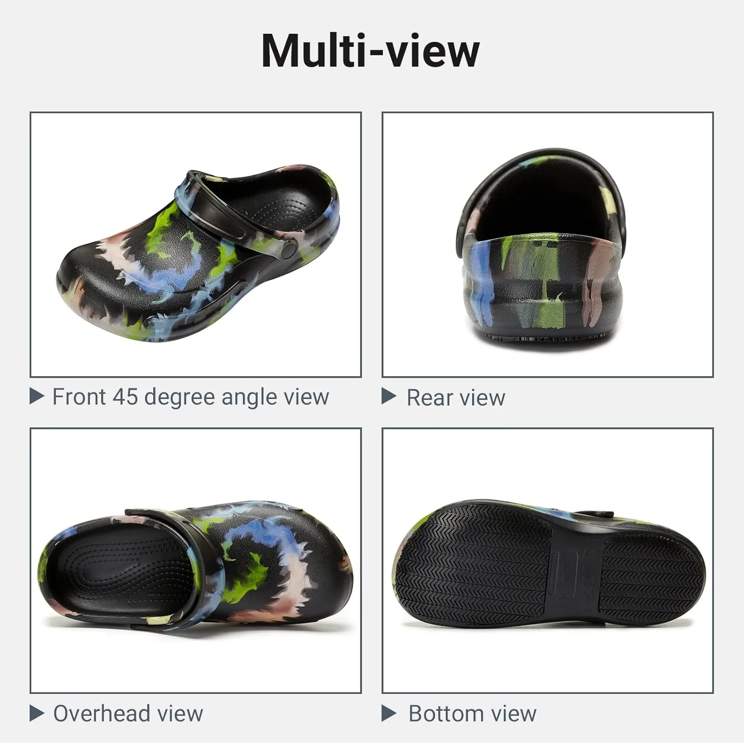 Men Non Slip Chef Shoes, Waterproof Nursing Work Clog for Kitchen, Zapatos para Trabajar En Restaurante De Hombre