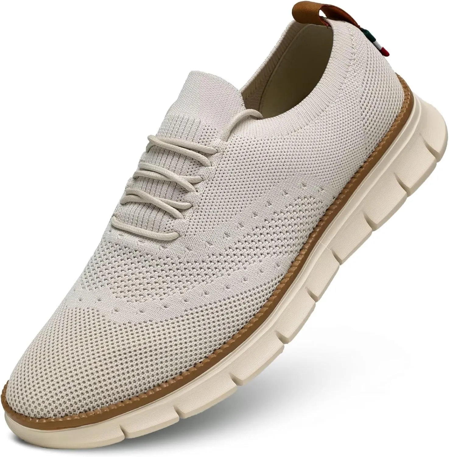 Men's Casual Dress Shoes Slip on Oxfords Business Walking Work Sneakers Fashion Mesh Lightweight Soft Sole