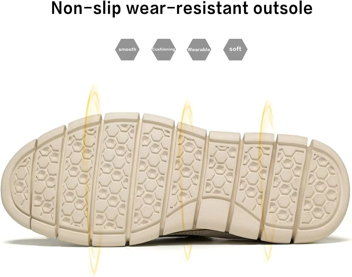Men's Casual Dress Shoes Slip on Oxfords Business Walking Work Sneakers Fashion Mesh Lightweight Soft Sole