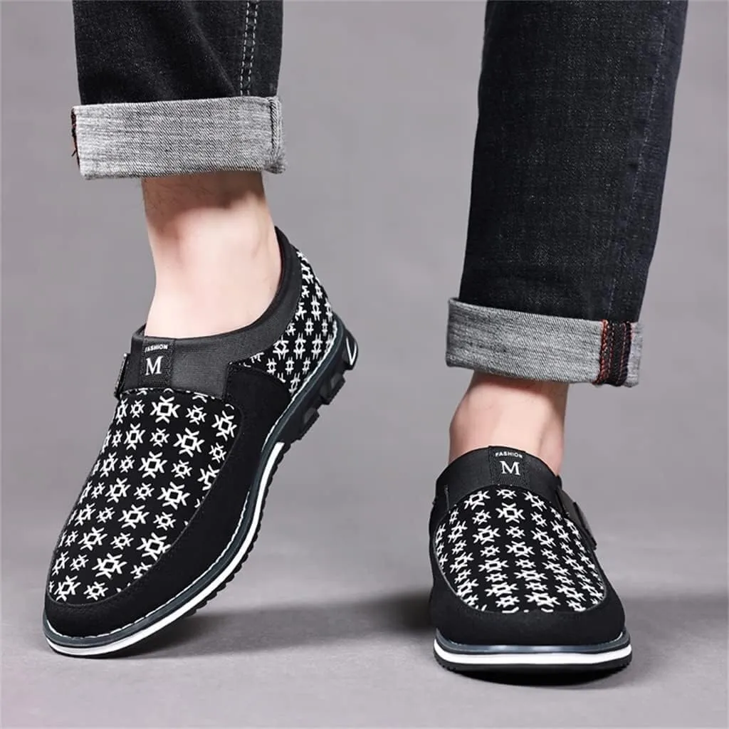 Men's Casual Shoes Business Slip-On Fashion Leather Loafers Comfortable Walking Driving Luxury Men's Work Office Formal Wear Outdoor Breathable Sneakers