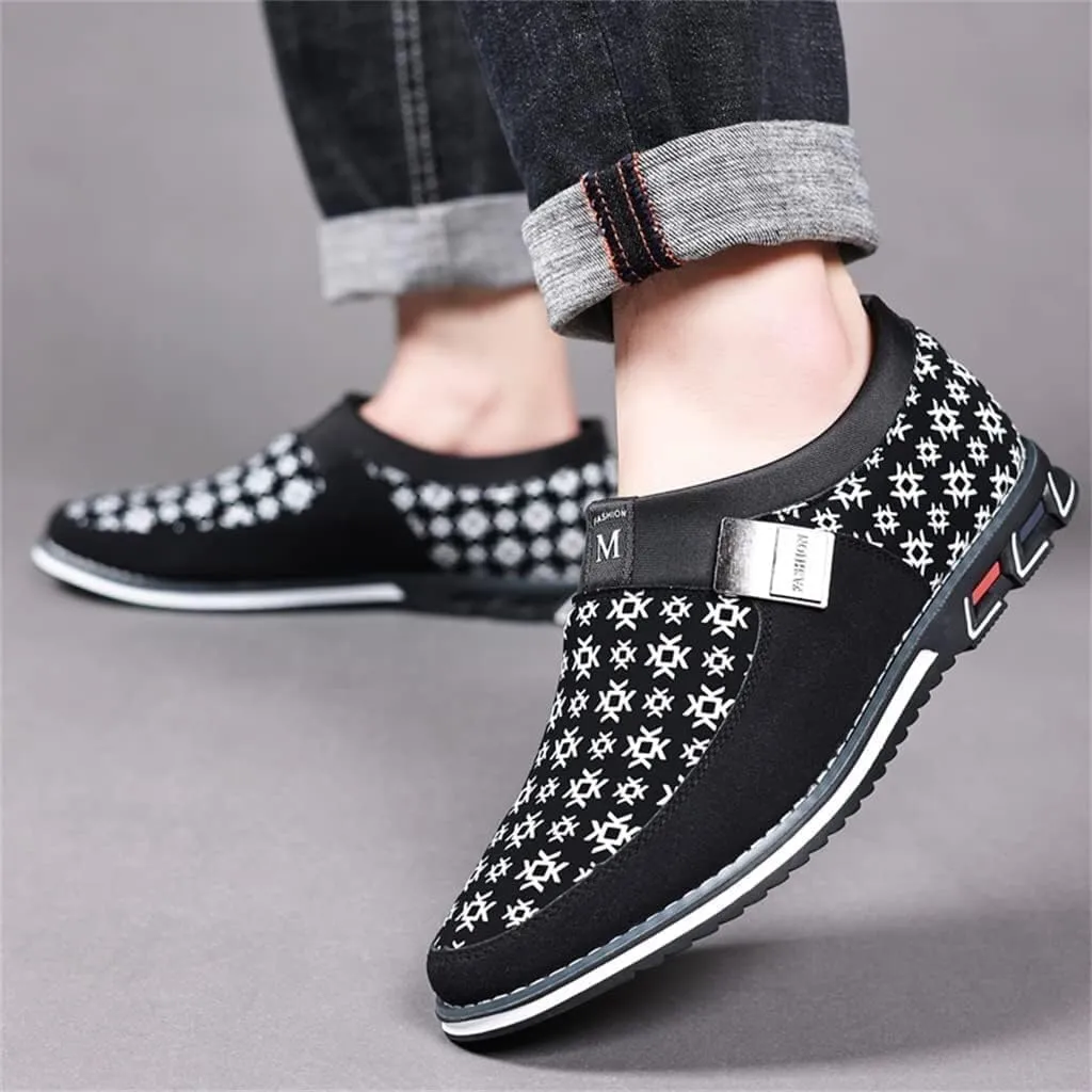 Men's Casual Shoes Business Slip-On Fashion Leather Loafers Comfortable Walking Driving Luxury Men's Work Office Formal Wear Outdoor Breathable Sneakers