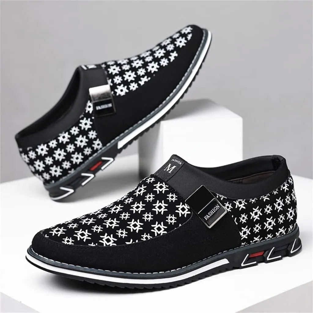 Men's Casual Shoes Business Slip-On Fashion Leather Loafers Comfortable Walking Driving Luxury Men's Work Office Formal Wear Outdoor Breathable Sneakers
