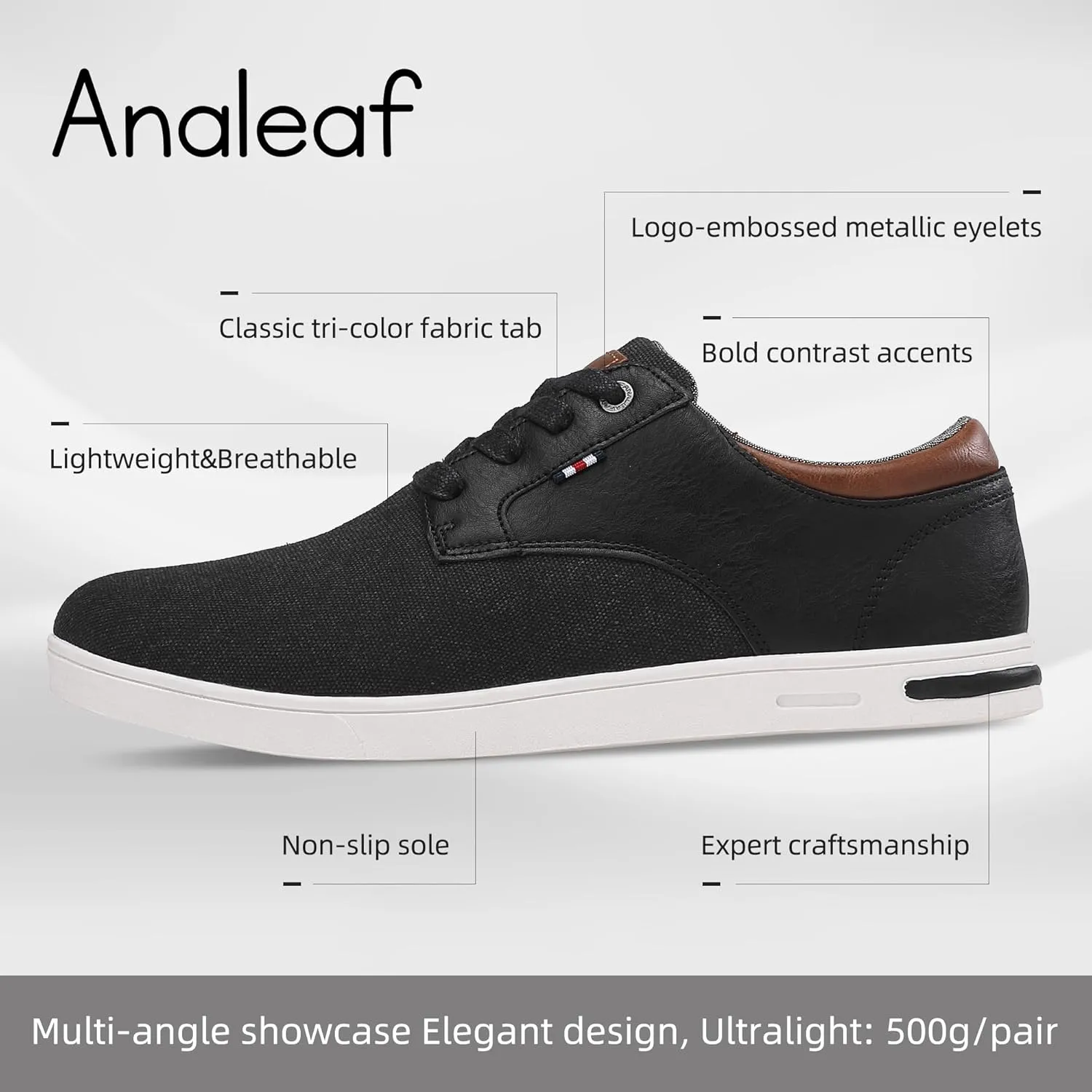 Mens Casual Shoes Fashion Dress Sneakers Breathable Business Shoes