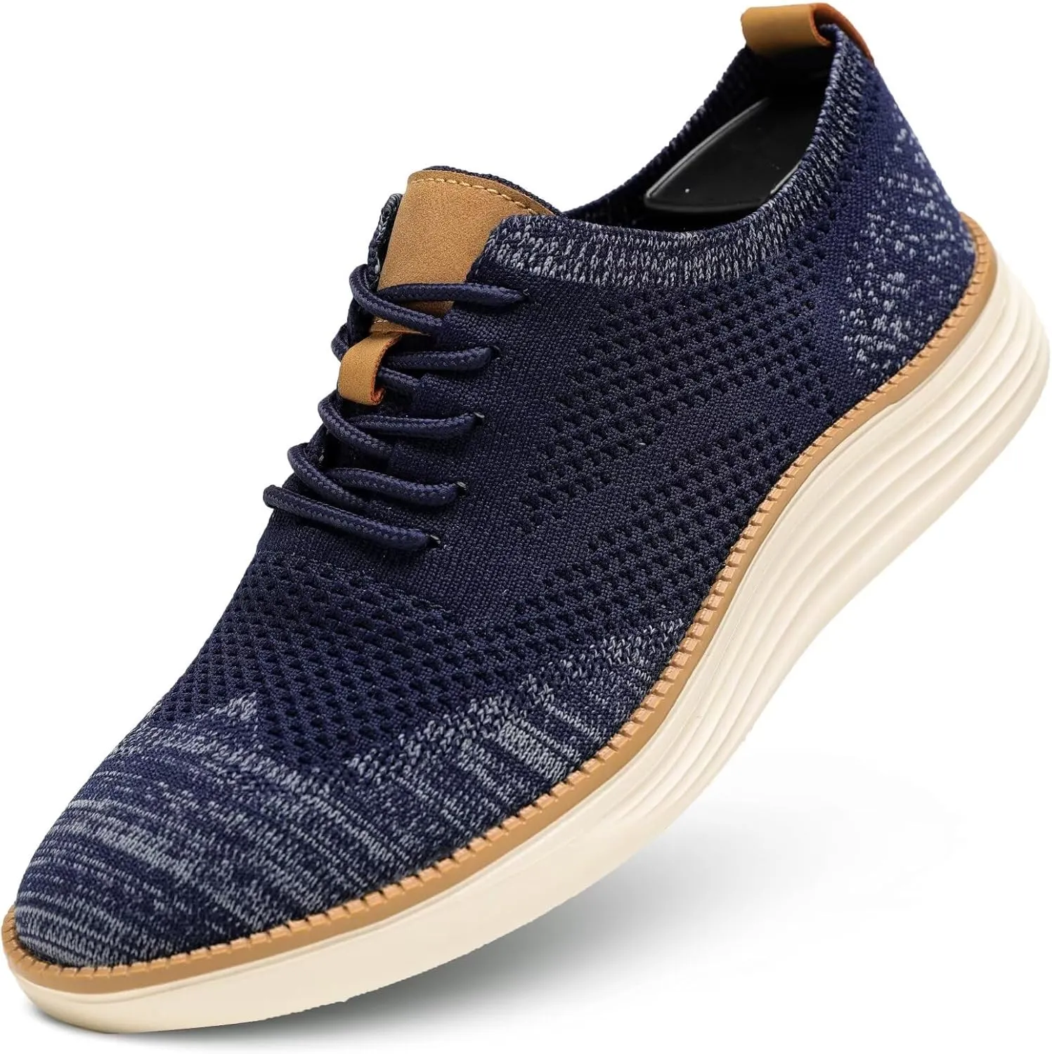 Men's Fashion Dress Sneakers Casual Walking Shoes Mesh Classic Leisure Business Oxfords Comfortable Breathable Lightweight Tennis