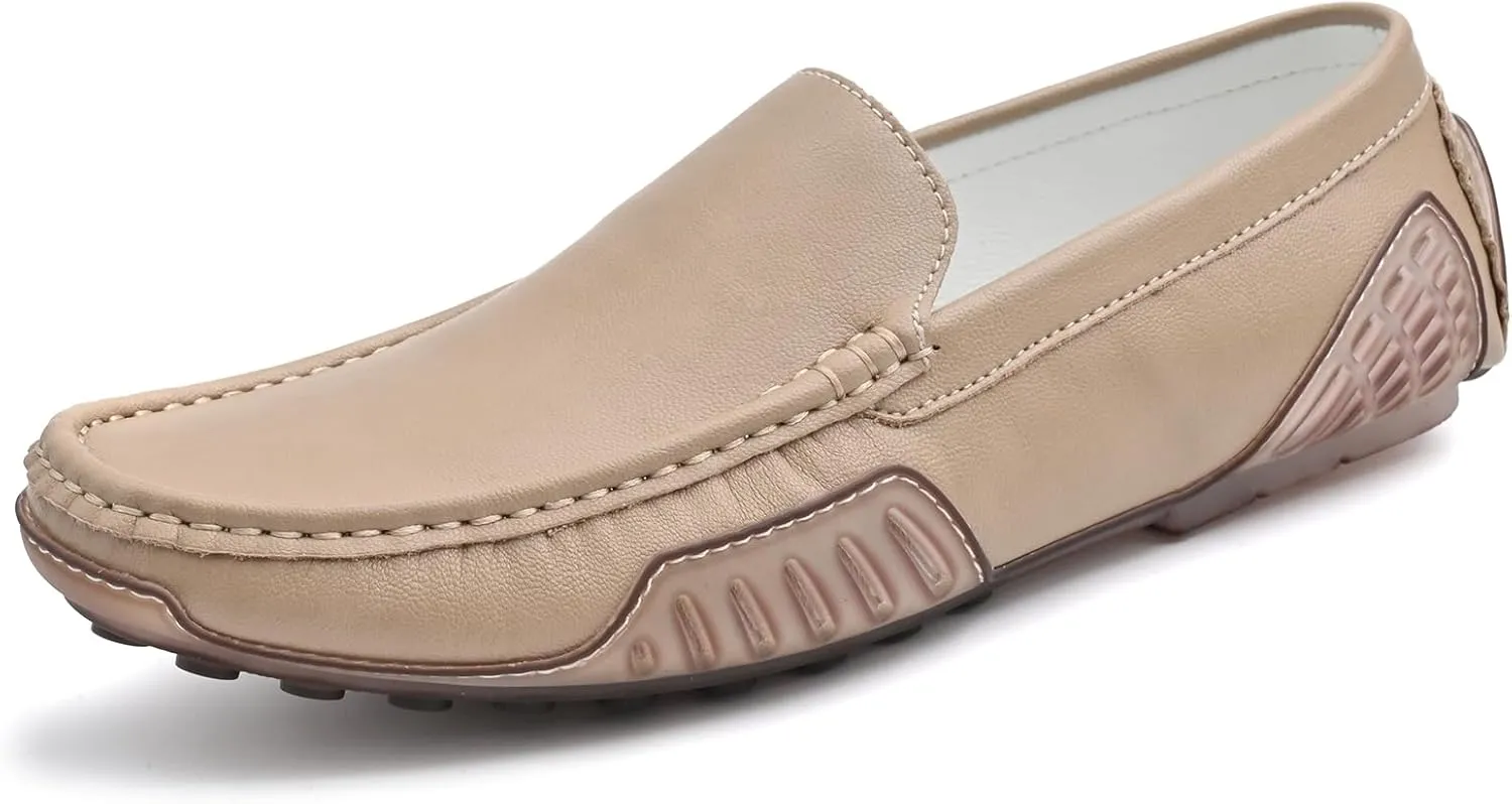 Men's Loafers Casual Shoes Slip On Driving Loafers Penny Loafers with Rubber Sole Soft Light-Weight Flats Boat Free Shoes