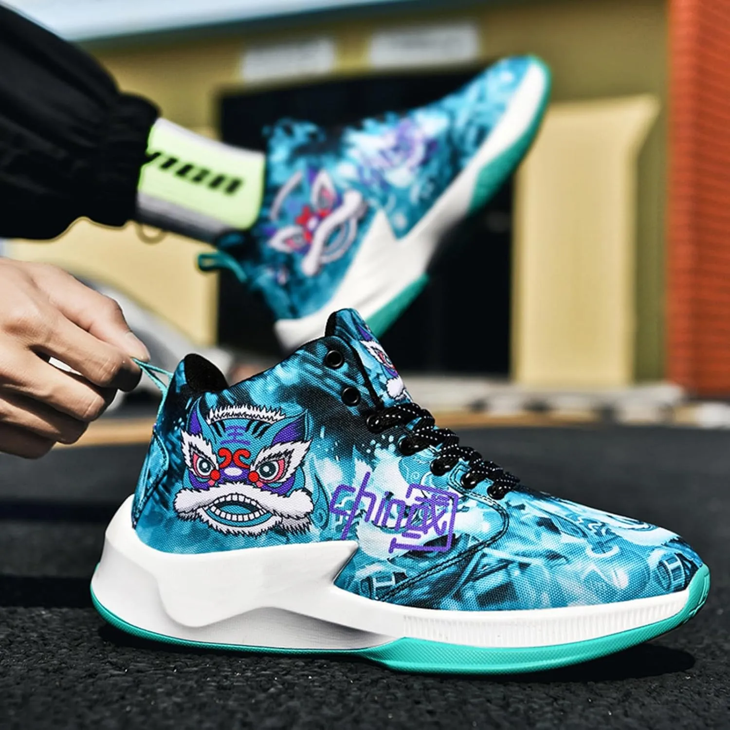 Neutral Basketball Shoes Men's Shoes Women's Shoes Anti Slip Wear-Resistant Super Light Basketball Sneakers Outdoor Cushioning Workout Shoes