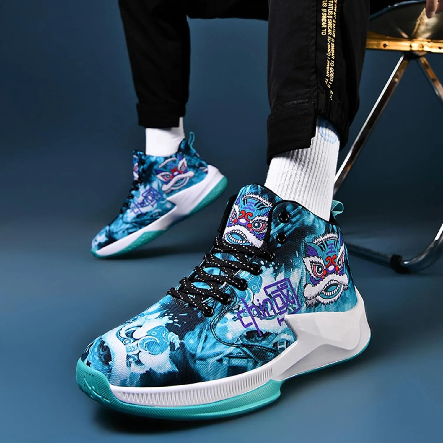 Neutral Basketball Shoes Men's Shoes Women's Shoes Anti Slip Wear-Resistant Super Light Basketball Sneakers Outdoor Cushioning Workout Shoes