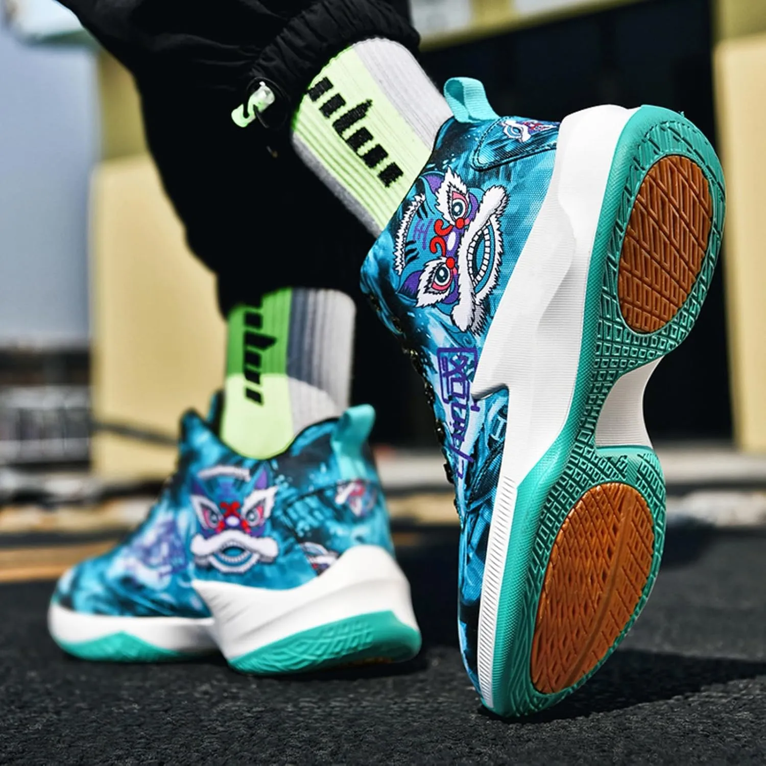Neutral Basketball Shoes Men's Shoes Women's Shoes Anti Slip Wear-Resistant Super Light Basketball Sneakers Outdoor Cushioning Workout Shoes