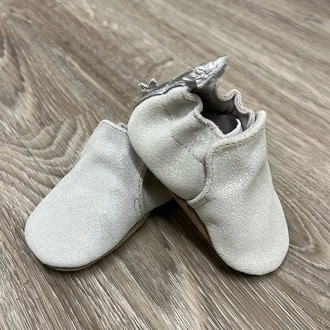Robeez Pretty Pearl Soft Soles - Silver