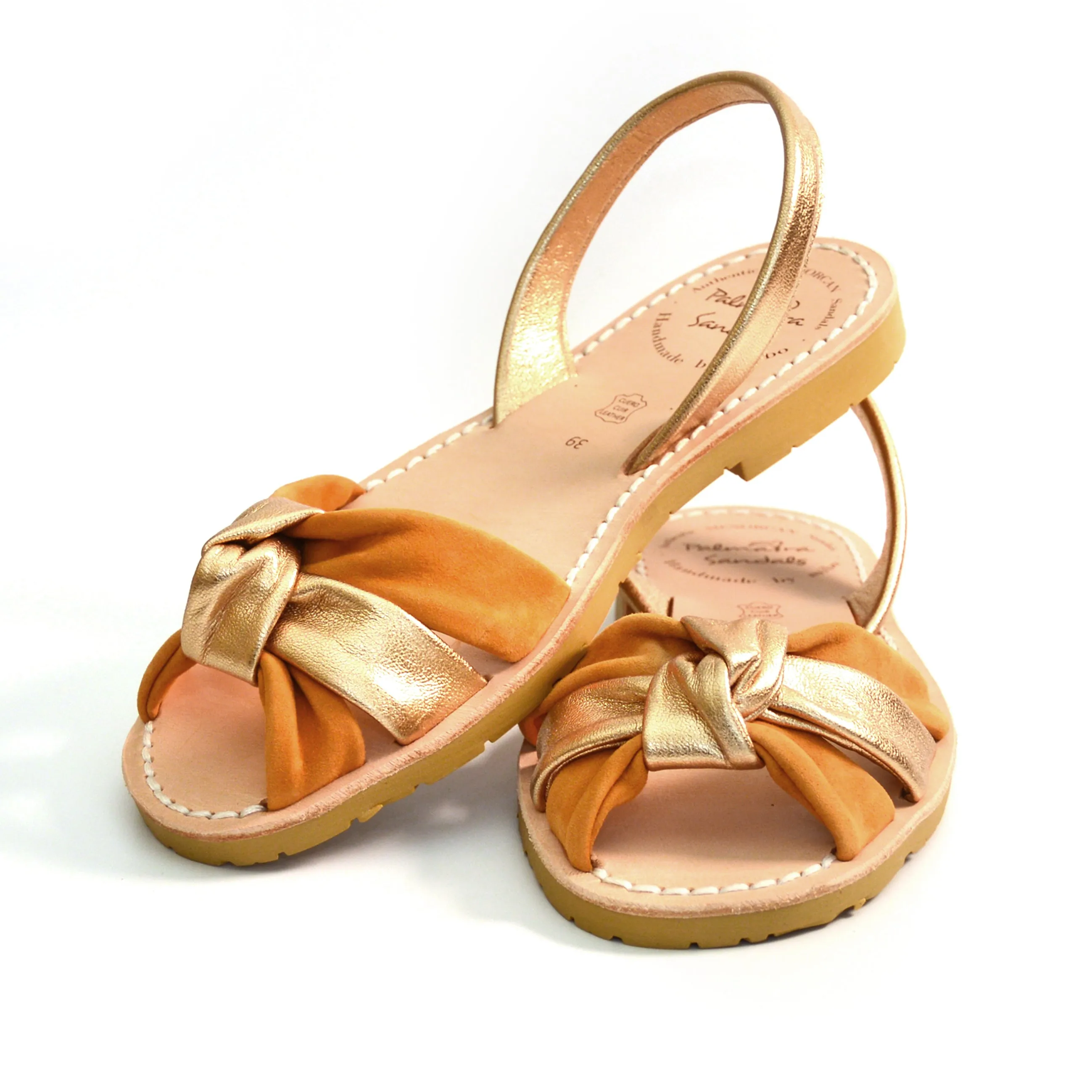 SAMPLE SALE Willow Peeptoe Knot Flats