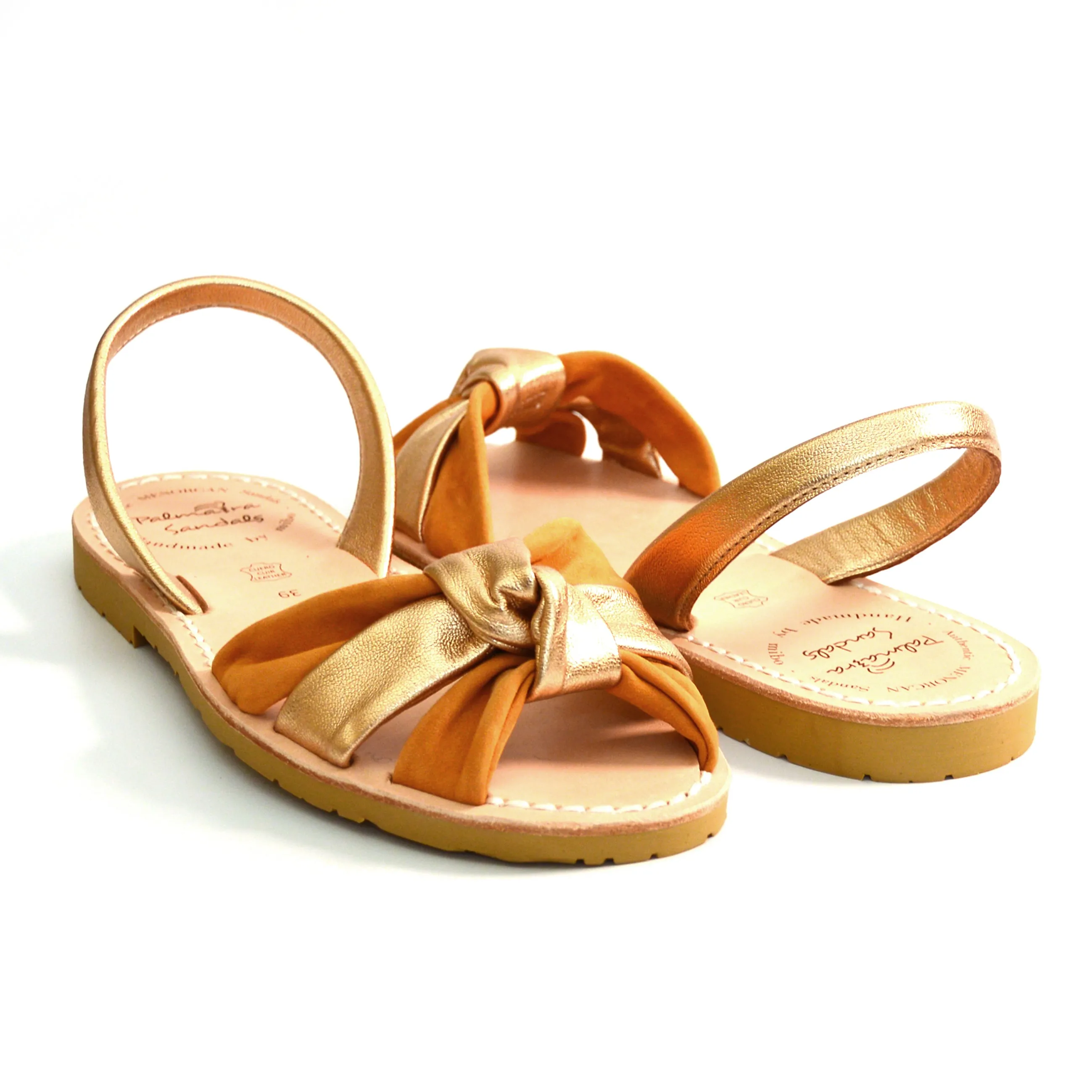 SAMPLE SALE Willow Peeptoe Knot Flats