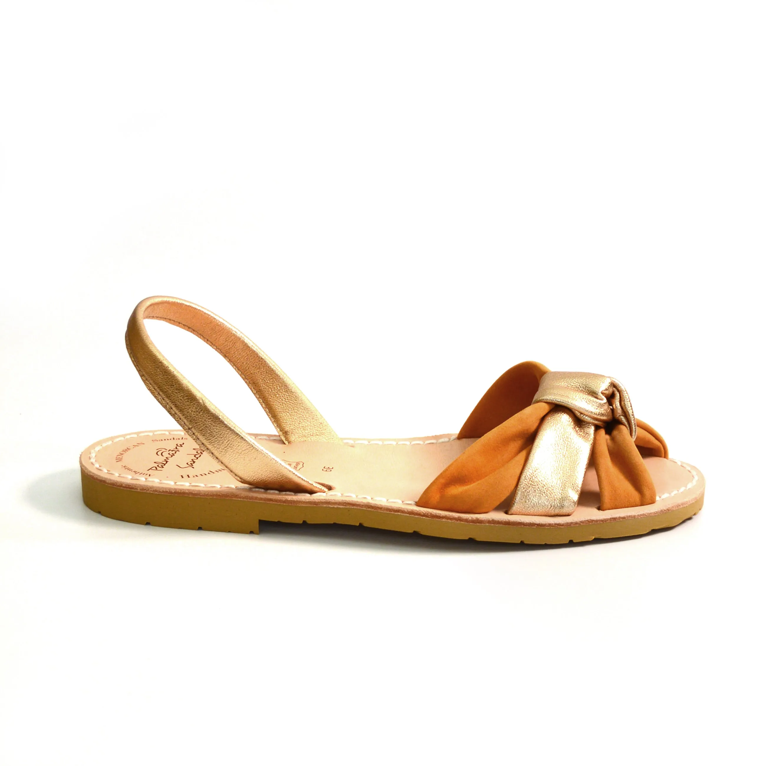 SAMPLE SALE Willow Peeptoe Knot Flats