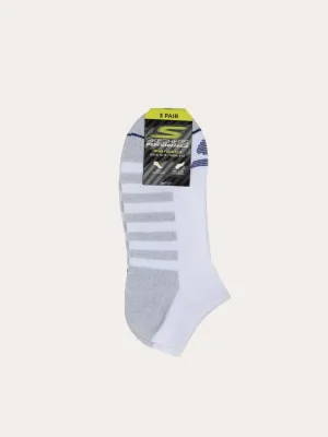 Skechers 3 Pack Mens Select Terry Low Cut