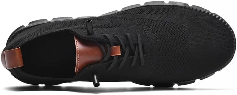 Wearbreeze Men??s Lightweight Business Casual Shoes ?C Breathable Lace-Up Oxfords for Work, Travel & Everyday Comfort