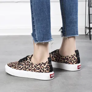 Women Leopard Canvas Shoes