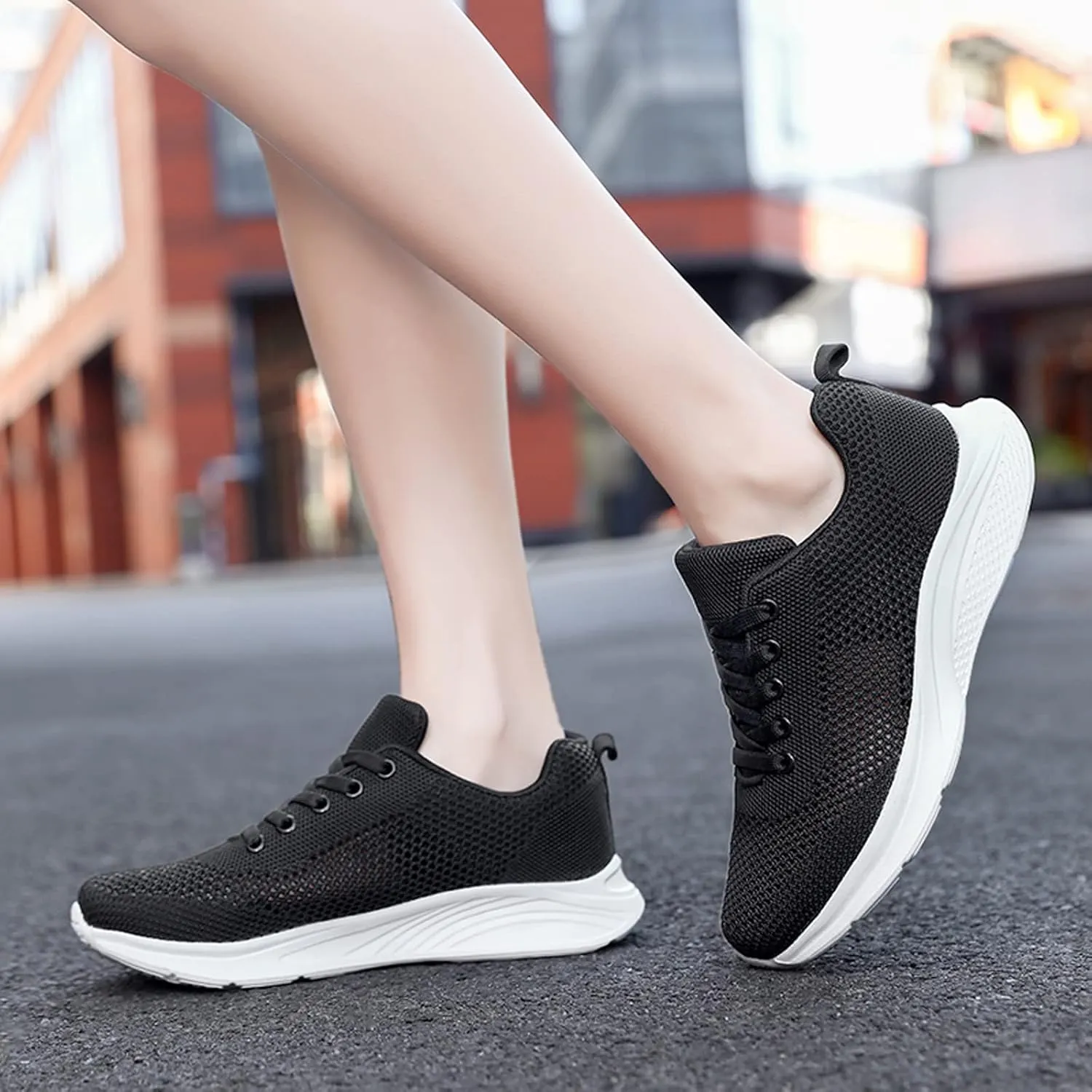 Women's Walking Shoes Lightweight Tennis Fashion Sneakers Lace Up Running Shoes for Men Sport Men Shoes Casual Chunky Sneakers Slip On Tennis Shoe Trainers Shoe